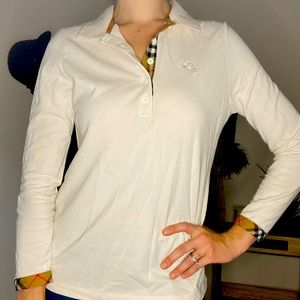 Burberry Zulia 3/4 Sleeve Polo